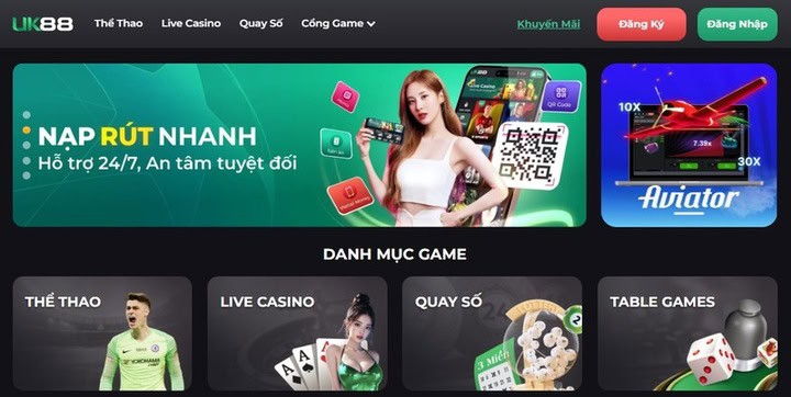 Nhà cái UK88 - Trải Nghiệm Đỉnh Cao Cùng Nhà Cái Uy Tín 1 Nhà cái UK88 - Sân chơi giải trí chất lượng nhất Châu Á